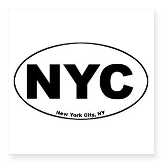 New York City (NYC) Oval Sticker by Admin_CP1263485