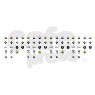 XBOX 360 Controller Button Icons by stickitware
