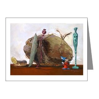 Mickey mouse and coconut Note Cards (Pk of 10) by graningart