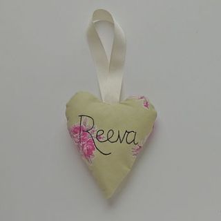 personalised name door hanging by designer j