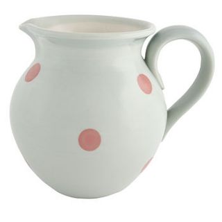 hand painted round jug by susie watson designs