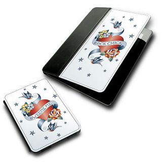 personalised heart tattoo tablet case by watermark