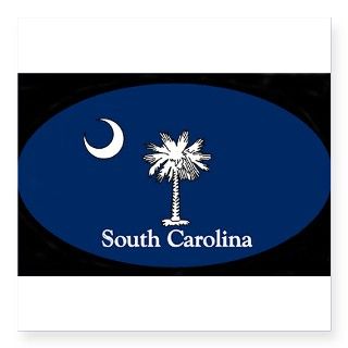 South Carolina State Flag Oval Sticker by Admin_CP3367077