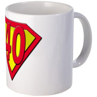 Super 40, 40th Gifts Mug by 30405060