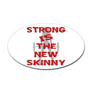 Strong The New Skinny Decal by whitetiger_llc
