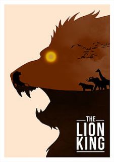 the lion king print by rowan stocks moore design