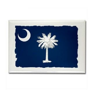 South Carolina Flag   Palmetto State Rectangle Mag by TheDesignWheel
