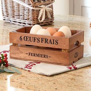 vintage style french egg crate by dibor