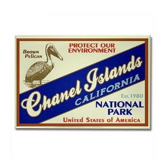 Channel Islands (Pelican) Rectangle Magnet by thebesttees