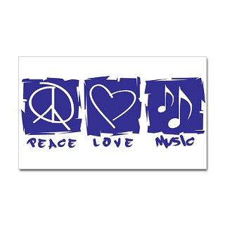 Peace.Love.Music Decal by TanisDesignandPhotography