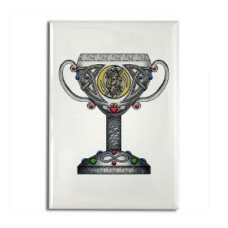 Celtic Loving Cup Rectangle Magnet by artoffoxvox