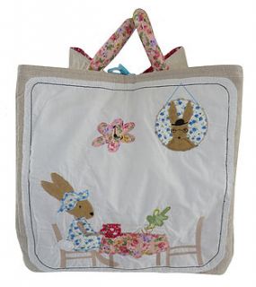 little rabbit toy bag by marquis & dawe