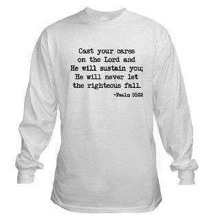 Psalm 5522 Long Sleeve T Shirt by poor_richards