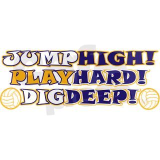 VolleyBall Play Hard 2.25 Magnet (10 pack) by megasportsfan