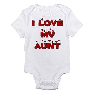 I Love My Aunt Infant Bodysuit by kidoodletees