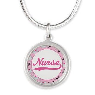Nurse Cute Nursing Career Necklaces by jobtees