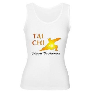 Tai Chi Silhouette Womens Tank Top by qigongshop