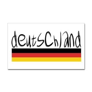 Deutschland design Rectangle Decal by worldwidedesign