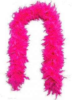 y2 Elegant n Unique   Fluffy 6 foot Feather BOA Hot Pink Adult Exotic Costumes Clothing