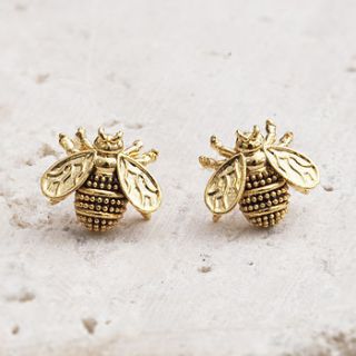 busy buzzy bee stud earrings by bloom boutique