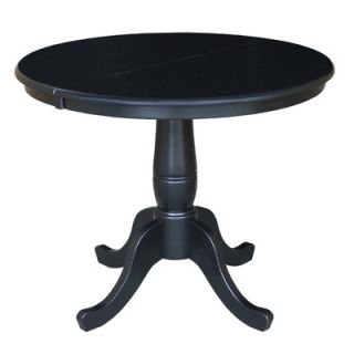 International Concepts Round Pedestal Counter Height Table