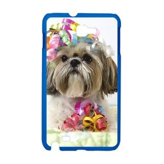 Shi Tzu dog with curly ribbons on Galaxy Note Case by ADMIN_CP_GETTY35497297