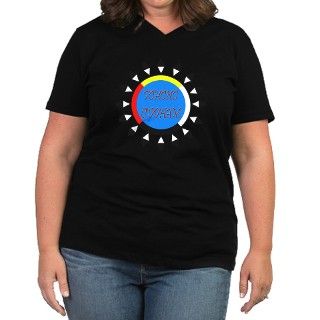 Tohono OOdham Womens Plus Size V Neck Dark T Shi by ndnpride