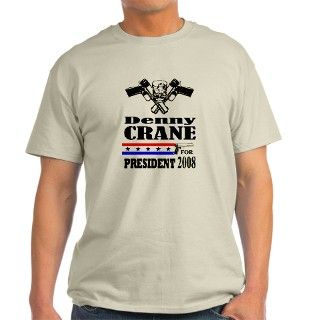 Denny Crane for President Des Ash Grey T Shirt by dennycrane2008