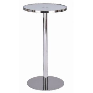 Powell Cafe Hamilton Pub Table in Matte Pewter and Bronze