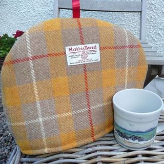 harris tweed tea cosy by queenie by margo elder