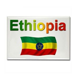 Ethiopia Flag Rectangle Magnet by luvletters