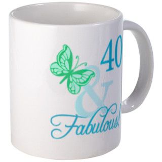 Fabulous 40th Birthday Mug by BirthdayHumor1