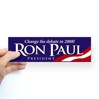 Ron Paul Bumper Bumper Sticker by libertymaniacs