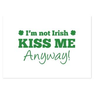 Im Not Irish Kiss Me Anyway Invitations by FunniestSayings