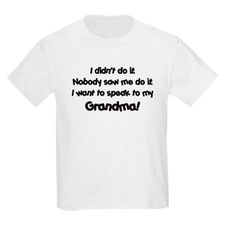 I didnt do it  Grandma   T Shirt by banterwear