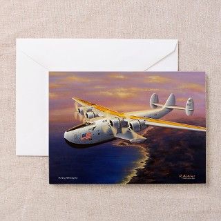 Boeing 314 Clipper Greeting Card by robertaikins
