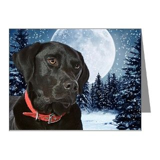 Sm 2010 Black Lab Cards (Pk of 10) by shopdoggifts