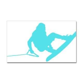 Blue Wakeboard 360 Handle Pas Decal by wakeidaho