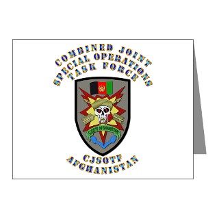 SOF   CJSOTF   Afghanistan Note Cards (Pk of 10) by AAAVG