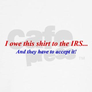 IRS "Check" Payment Tee by RJGodlewski
