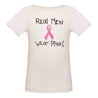 Real Men Wear Pink Tee by PinkRibbonBaby