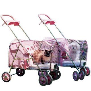Fifth Avenue Pet Stroller, Pink  Pet Carrier Strollers 