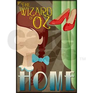 Wizard of Oz Dorothy Deco Poster Design Pet Tag by wheemovie