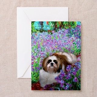 Shih Tzu Fine Art Meiko Greeting Cards (Package of by dogsdogsdogs