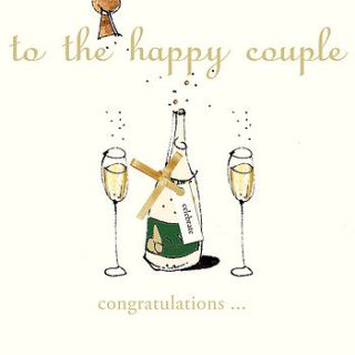 handmade happy couple card by laura sherratt designs