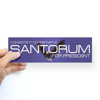 Santorum 2016 Bumper Sticker by limitlesspos