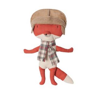 mr fox childrens soft toy by the chic country home