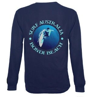 Surf Australia (Bondi) Long Sleeve T Shirt by UltimateAdventure