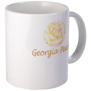 Georgia Peach Mug by McLaughlinWatercolor