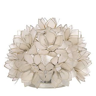 water lily flower dome table lamp by out there interiors